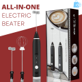coffee beater Electric 3 Modes USB Speed Adjustable Electric Milk Frother Coffee and Egg Beater -coffee maker electric. 