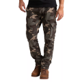 Men's Commando Multi-Pocket Cargo Pants – Loose-Fit Camouflage Joggers with Elastic Waist & Wide Leg – Versatile Streetwear, Hiking, and Outdoor Fatigue Trousers. All-Season, Comfortable, Baggy Army Pants with Multiple Functional Pockets.. 