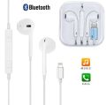 Bluetooth Wired Lightning Jack Handsfree for iPhone, Compatible with iPhone 7-14, In-Ear Earbuds with Mic and Volume Control. 