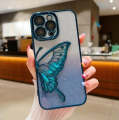 Butterfly Glitter Case with Camera borders for iPhone 11/11 Pro/11 Pro Max/12 Pro/12 Pro Max/13 Pro Max/14 Pro Max/15/15 Pro/15 Pro Max. 
