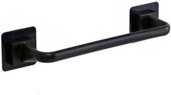 Self-Adhesive%20Towel%20Rod%20Towel%20Stick%20On%20Wall%20Bath%20Towel%20Holder%20Rail%20Rack%20(Only%20Black)%20-%20Image%202