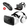 Shinecon G06A VR Headset with Detachable Headphones for 4.5-7.0 Inch Smartphones, Adjustable Goggles, Full-Screen VR Gaming Glasses. 