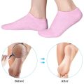 Moisturizing Gel Socks Gloves Set Hands Feet Skin Whitening Care Beauty Spa Treatment Hydrating Cool Soft Cotton Heel Booties Socks for Dry Hard Cracked Skin. 