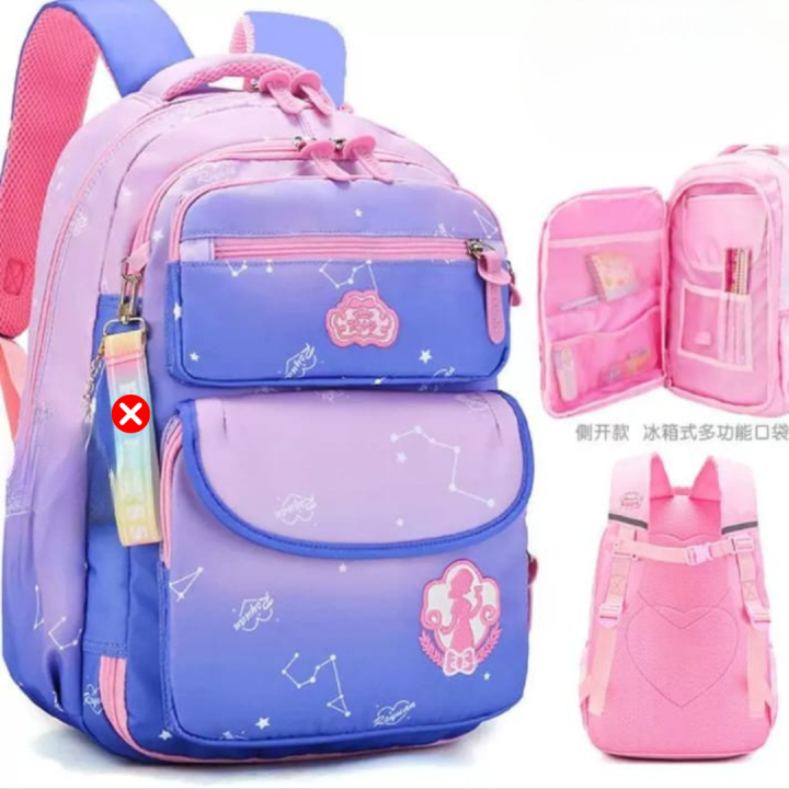 Bagzillas:Kindergarten Light Weight 15.5 inches School Bag For Kids 1st Grade School Bag For Girls School Bag For Boys Backpack For Girls