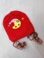 Pom-Pom Knitted Baby Beanie – Warm Winter Cap for Infants & Toddlers. 