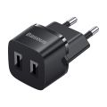 Baseus UK & EU conversion Plug Adapter, Universal Plug Travel Adapter, Portable High Quality and High-temperature Resistance Safety Converter. 