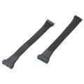 Small Mini USB 3.0 19/20 Pin Internal Extension Header Adapter Cable for Motherboard 4.7 Inches (4 Pack). 