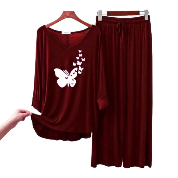 HERMAIN BANTVA lounge wear  V-neck stylish for women night dress for girls