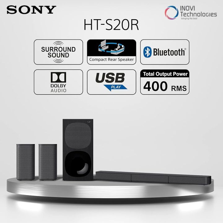 Sony HT-S20R 400W 5.1ch Home Cinema Soundbar System