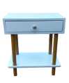 Side Table , Folding Side Table , Drawer Table With Antique Style Shelf. 
