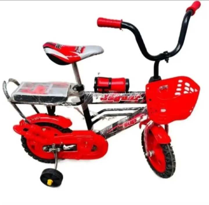 12%20Inch%20PINK%20Cycle%20Suiable%20for%203%20to%207%20years%20For%20Girls%20Fomic%20Tyres%20With%20Water%20Bottle%20&%20Basket%20-%20Image%203