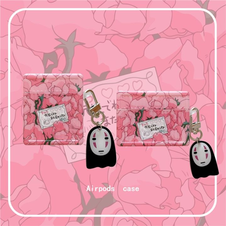 Japan Cartoon Anime Spirited Away Faceless man Case For AirPods Pro 3 Earphone Cases Soft Wireless Charging Cover for AirPod 2