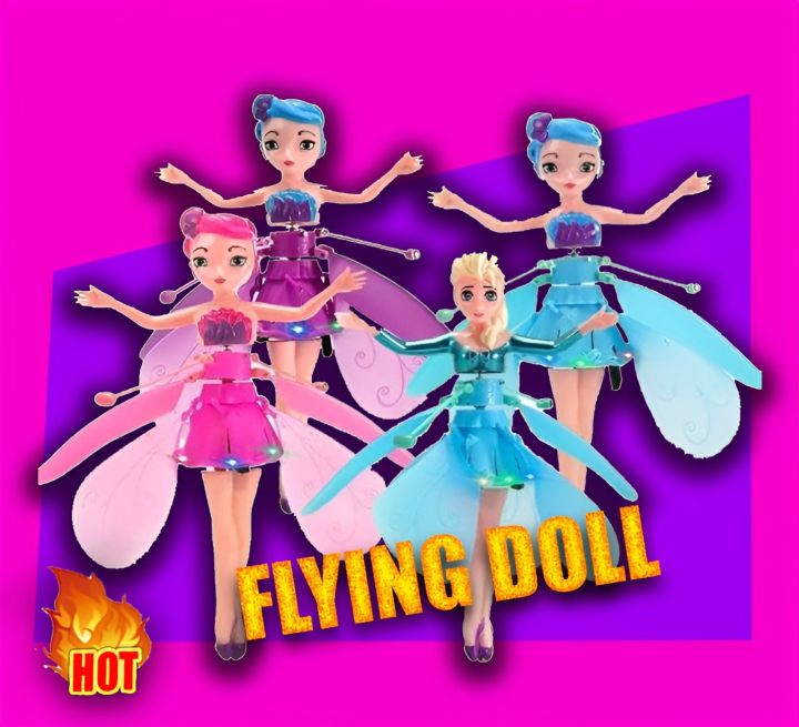 Flying Fairy Dolls for for Girls Flying Doll Princess Toys, Sensor