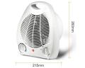 Electric Fan Heater NSB-200A with 2 speeds / Heat control with thermostat / stainless steel Heating Element. 