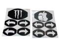 Honda 125 Back Light & indicators sticker Kit(1 kit) random design. 
