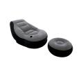 Inflatable Bean Bag Chair - Grey. 