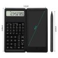 Scientific Calculator 10-Digit LCD Display Eneering Calculator with Writing Tablet for High School and College. 