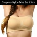 Strapless Bras for Women Soft & Non Padded Bra for Girls and Ladies Comfy Top Vest Underwear Ideal as Hidden Bra Top Tube Bras Feeding Bras Nylon Bras for Summer Night Bras for Girls Training. 