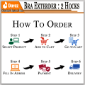 2 Hook Bra Extender Strap Extension 3 Row Intimates Women Bra Clasp Extender Soft Bra Extension Strap Underwear Belt Adding. 