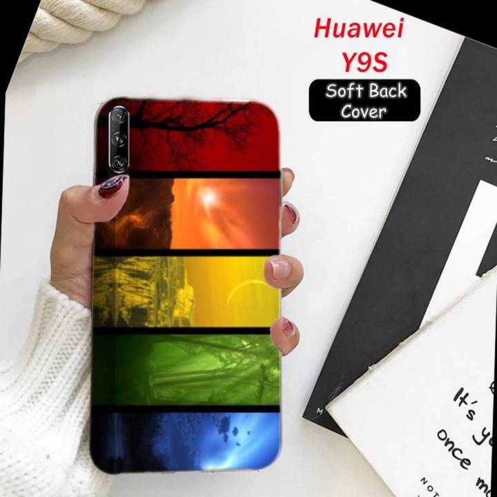 Huawei Y9S Pouch Case - Art Soft Back Cover