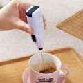 Mini Small Hand Electric Blender Egg Beaters Baking Cream Coffee Kitchen Tool - White. 