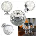 30mm Diamond Crystal Glass Drawer Knobs for Kitchen Cabinet Cupboard,1/6/8/10/20Pcs,High-gloss, Pack Of 2, 4,10 And 20. 