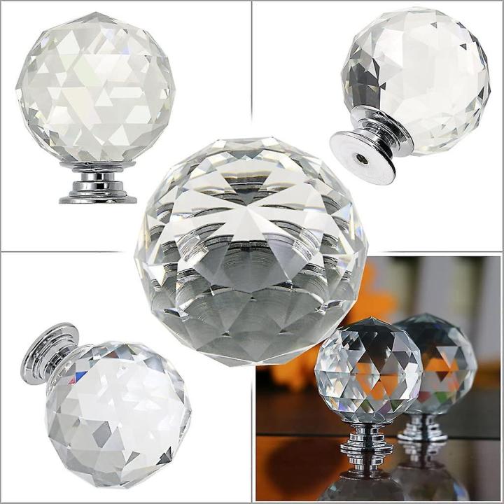 30mm%20Diamond%20Crystal%20Glass%20Drawer%20Knobs%20for%20Kitchen%20Cabinet%20Cupboard,1/6/8/10/20Pcs,High-gloss,%20Pack%20Of%202,%204,10%20And%2020%20-%20Image%208