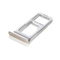 Single Sim Tray and Sim Jacket for Samsung S7 Edge - Gold. 