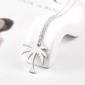 RIR Women Dainty Gold Palm Tree Necklace Stainless Steel Coconut Pendant Necklaces Minimalist Plant Jewelry. 