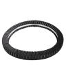 Velvet Steering Cover - Black. 