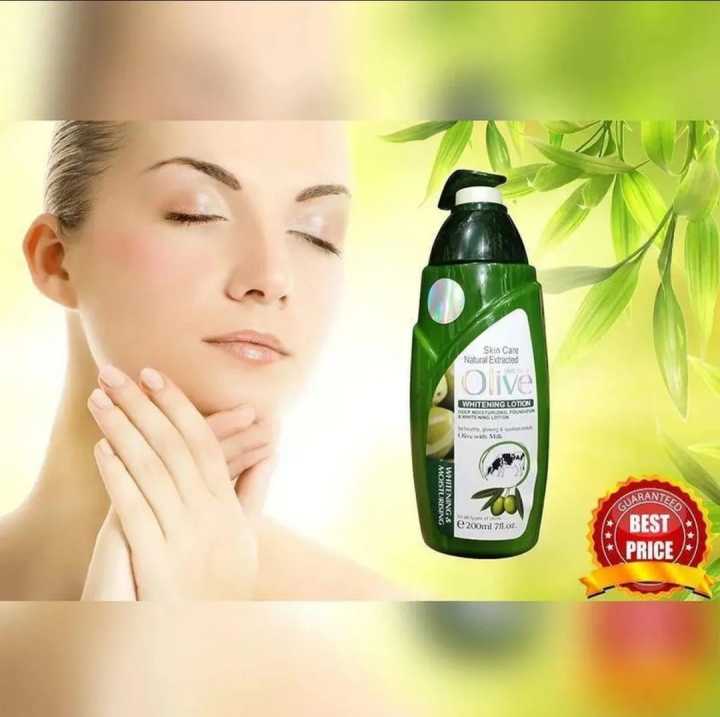 Yardlie Olive Lotion Natural Skin White Beauty With Milk 200 ML | SHAH BROTHERS OLIVE WHITENING AND MOISTURIZING LOTION