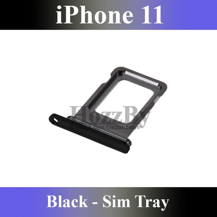 Apple Iphone 11 SIM Tray Sim Jacket Sim Slot Sim Door For Apple Iphone 11 - Black