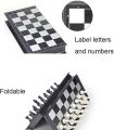 Magnetic Chess Set Board Game Set Foldable Magnetic Chess Game For Adults, Eye Protection, Waterproof And Fall Hard, board For Children Training And Competition,. 