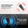 Fantech WMV11C / WMV21C Leviosa Air Wireless Lavalier Single / Dual Microphone With Noise Cancellation Reduction Omni Directional Mic Long 8Hrs Battery Charging Case Clip on Design For Vlogging Tiktok Youtube Intagram Video Shorts Reels (Only For Type C). 