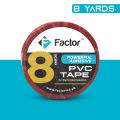Factor Electrical Insulation PVC tape, Length: 8 yard, Available in 3 Colors: White, Black and Red. 
