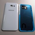 Samsung A7 2017 A720 Case Rear Door Housing CoverBack Glass BatteryCoverPanel Replacement For Galaxy A7 2017 - White. 