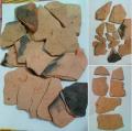 Multani Mitti Bhuni hui (Multani Clay Roasted Red). 