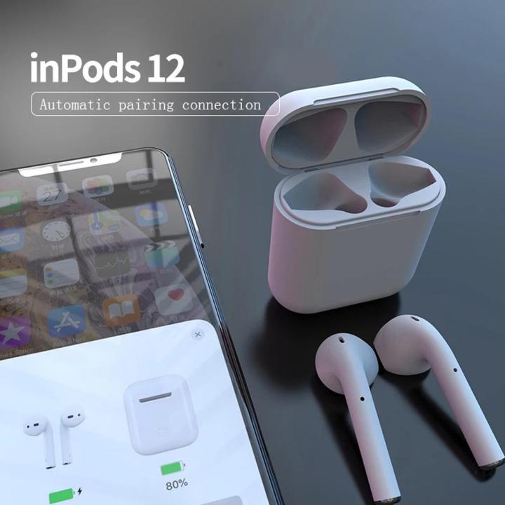 i12%20Air%20Buds%20Bluetooth%20TWS%20Touch%20Sensor%20Ear%20Buds%20Dual%20Pair%20High%20quality%20Earbuds%20Sport%20Stereo%20wireless%20Headphones%20With%20Charging%20Case%20for%20both%20IOS%20and%20android%20-%20Image%203