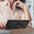 PlusCase for Google Pixel 4 Case Shockproof Stand Finger Ring Hard Back Phone Cover. 