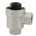 Aluminum Alloy G1/4 Thread Connector Quick Exhaust Air Flow Control Valve. 