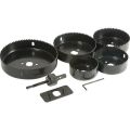 8 Pcs Hole Saw Kit With Carrying Vase, Round Shape Hole Saws. 