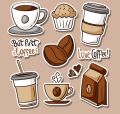 Pack of 9 and Pack of 3 options - Coffee Stickers for your belongings - Creative Coffee Stickers - Coffee Stickers Journal Stickers But First Coffee Stickers Love Capes Stickers Lores Stickers Cute Coffee Stickers Planner Stickers Scrapbook Stickers. 