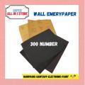 Enhance Your Surface Finishing with Waterproof Grit 300 Sandpaper - Perfect for Wood, Metal, and Walls | Emery Paper 300 Number. 