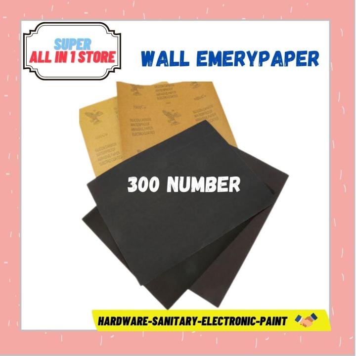 Enhance Your Surface Finishing with Waterproof Grit 300 Sandpaper - Perfect for Wood, Metal, and Walls | Emery Paper 300 Number