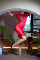 Plus Size Silky Couple Lingerie Women's Black Silk Sundresses, Pajamas, Stockings, Hip Skirts, Fire. 