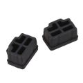 Ethernet Hub Port RJ45 Anti Dust Cover Cap Protector Plug 100Pcs Black. 