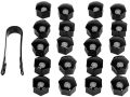 20PCS 4 Colors Car Wheel Caps Bolts Covers Nuts Silicone Protectors. 