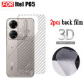 Itel P65 Ceramic Frosted Soft Film itel P 65 P55 Screen Protector 3 in 1 Camera Lens Protector. 