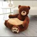 Cartoon Lovely Teddy Bear Kids Sofa Chair Plush Toys Seat Baby Nest Sleeping Bed Adult Pillow Stuffed Cushion. 
