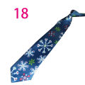 Hot selling decorations, innovative designs, printed ties, cartoon Santa Claus ties. 